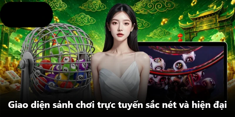 Giao diện sảnh chơi trực tuyến sắc nét và hiện đại