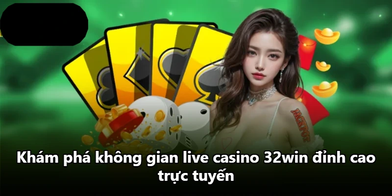 Khám phá không gian live casino 32win đỉnh cao trực tuyến